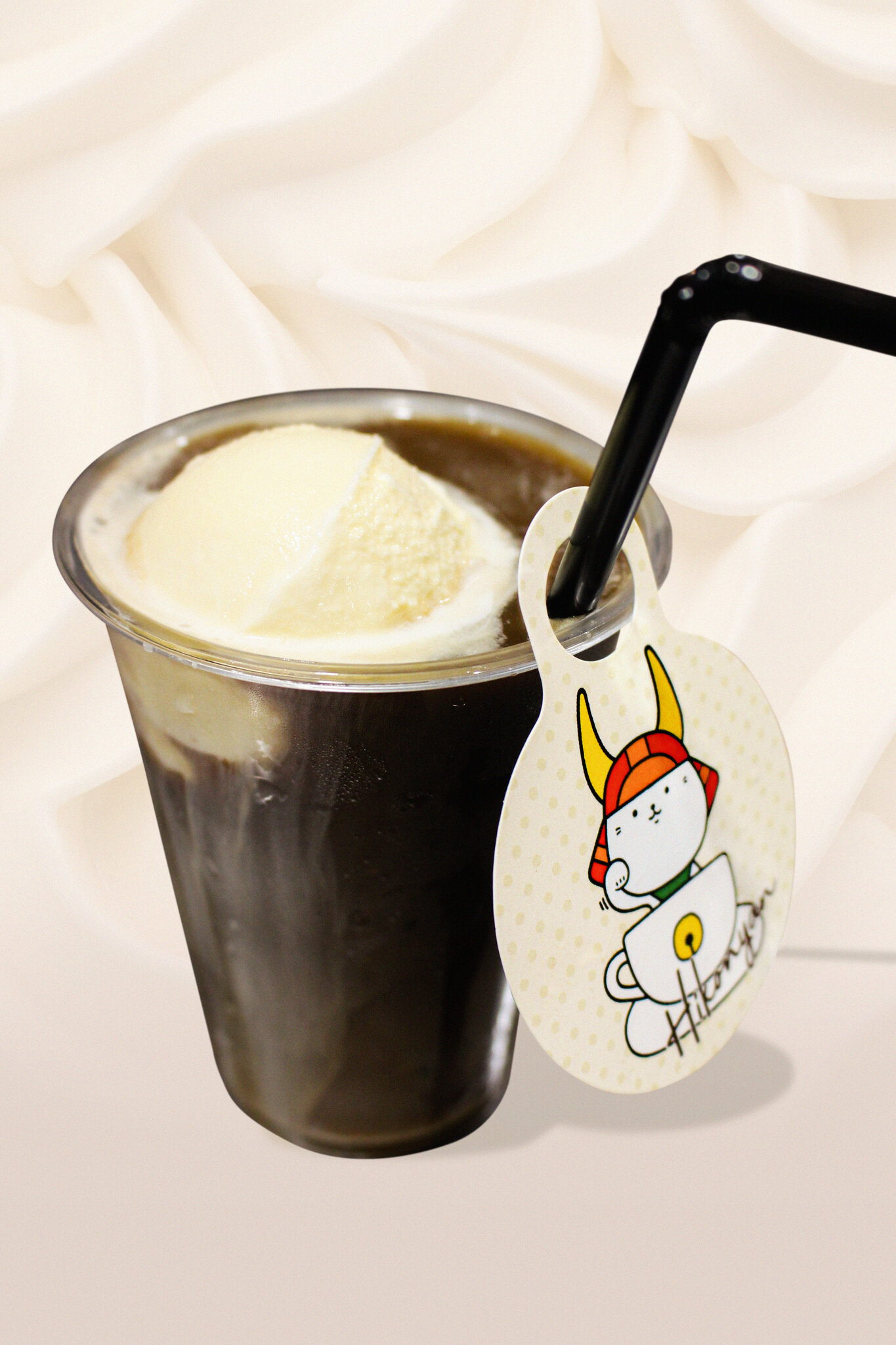 コーヒーフロート　ひこにゃん