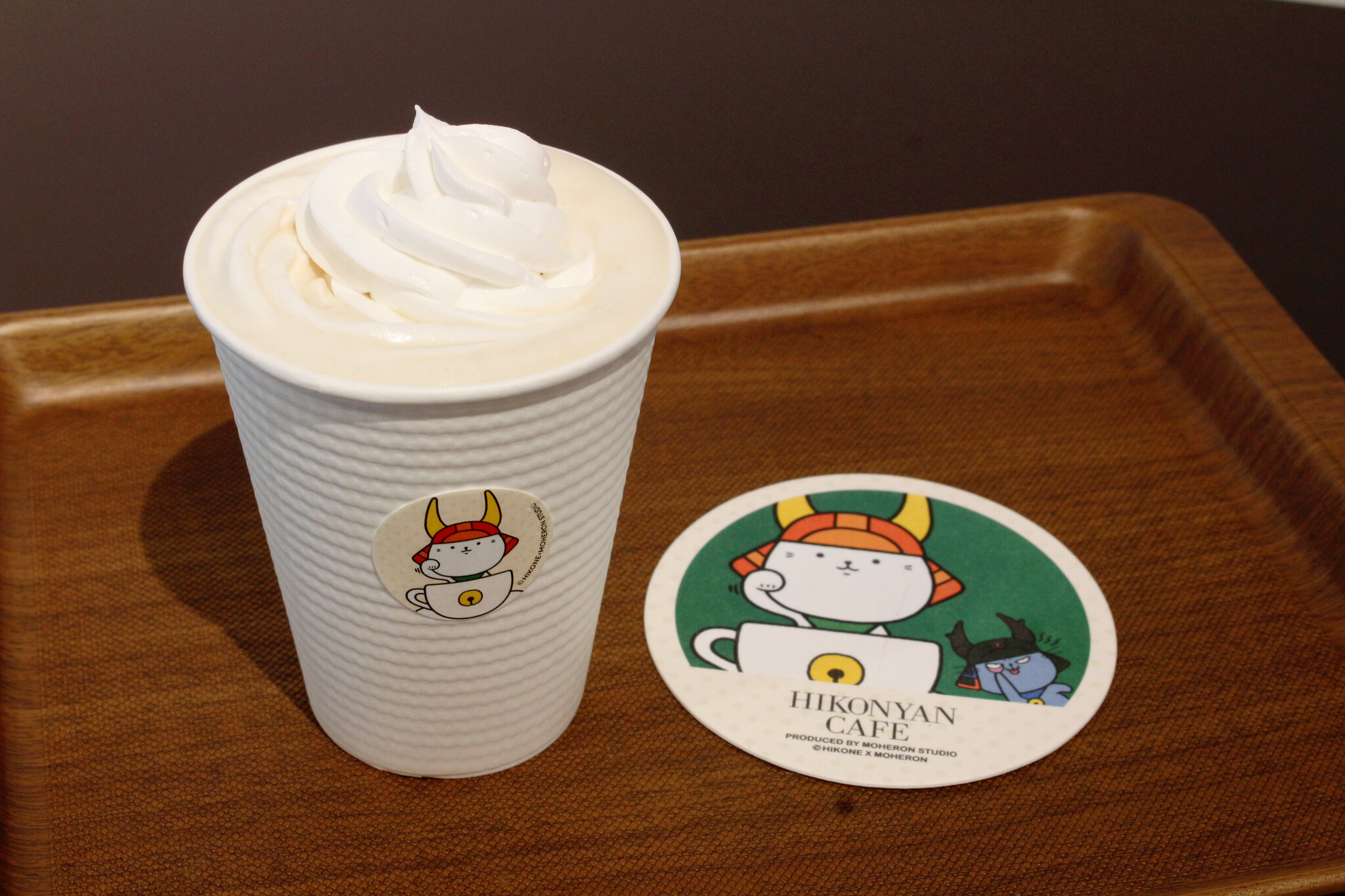 ひこにゃんのウインナーコーヒー