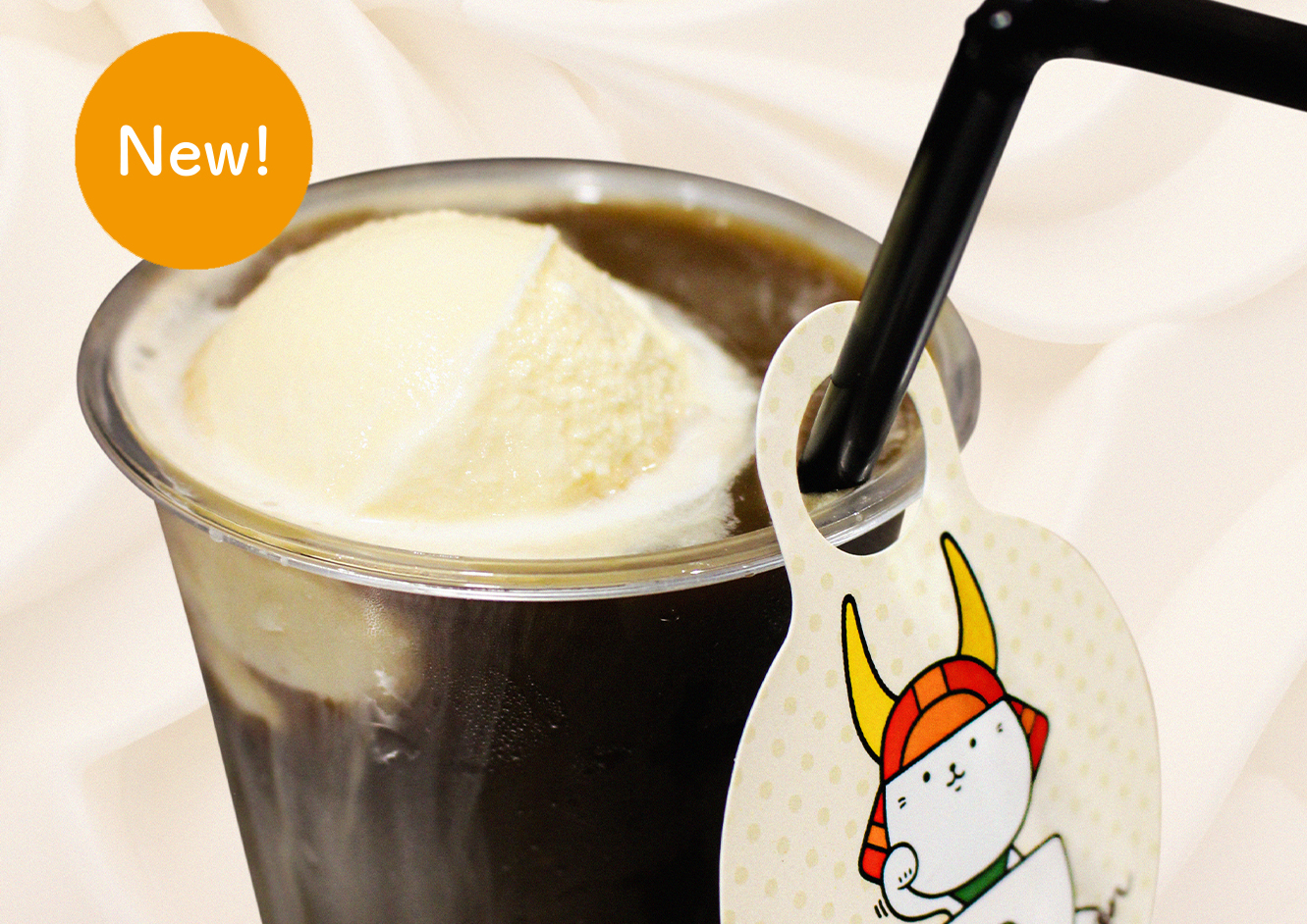 コーヒーフロート　ひこにゃん